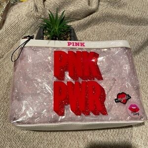 🤗NWT pink Victoria’s Secret PNK PWR bag
